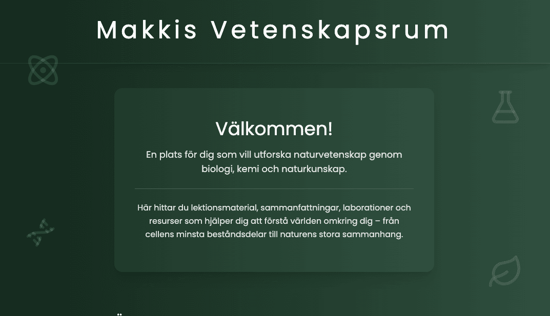 Makkis vetenskapsrum